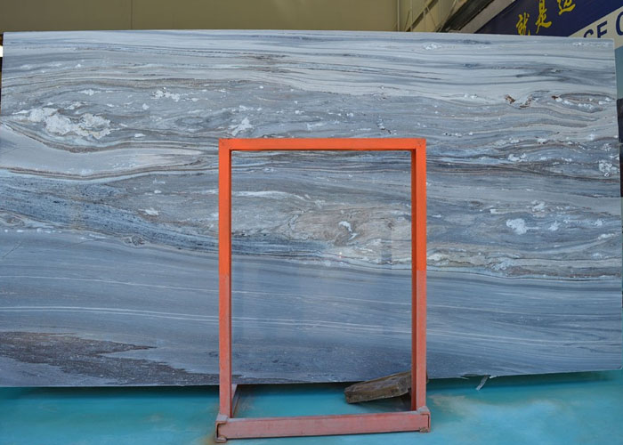 Deluxe blue marble slab