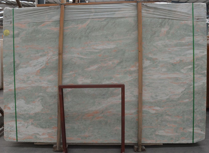 Fancy green onyx marble slab