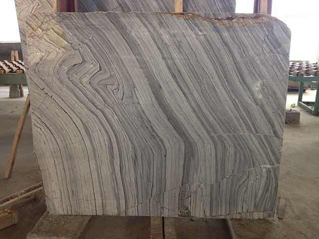 Turkey white veined grey marble slab