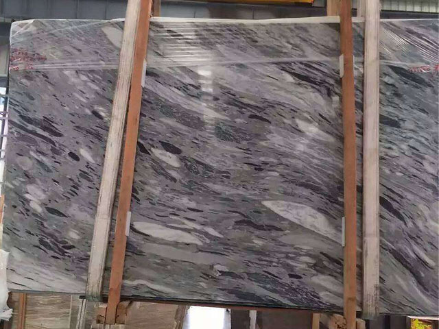 China veined grey emperador marble slab
