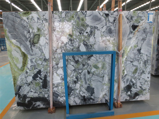 China Ice green jade marble slab