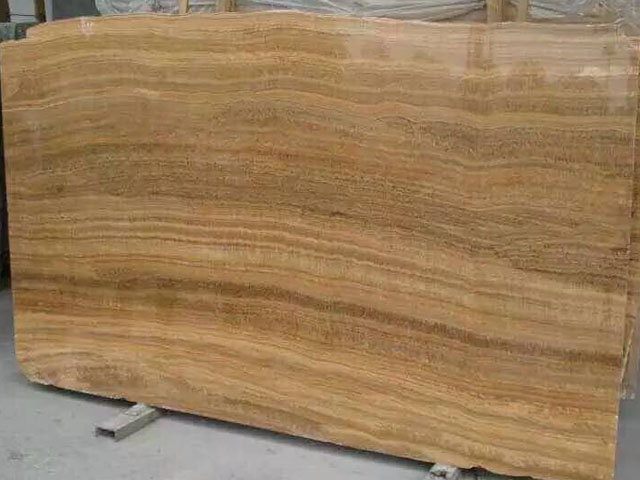 China royal wood grain yellow marble 