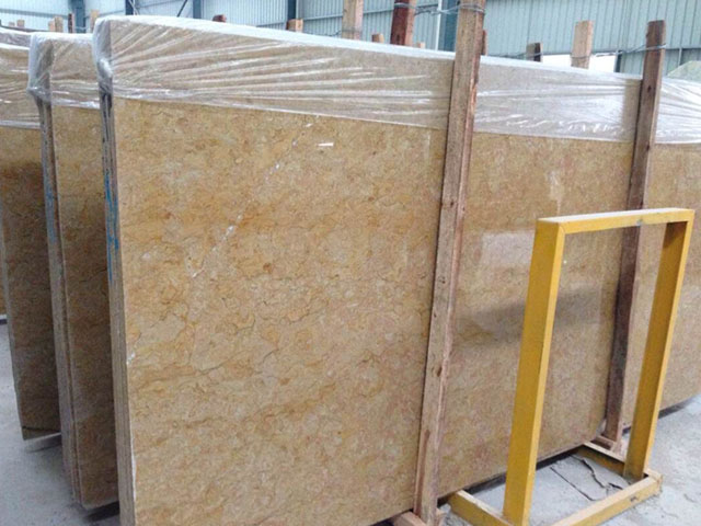 Italy golded yellow marble slab