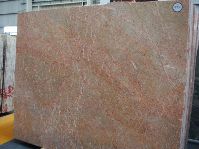 China veined agate red marble slab