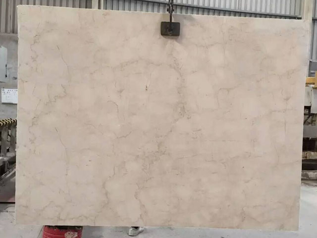 China crystal rose beige marble slab