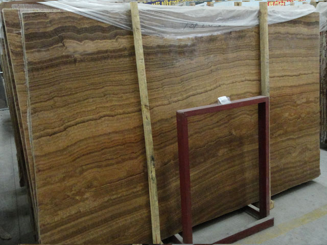 China Imperial Wood Grain yellow marble