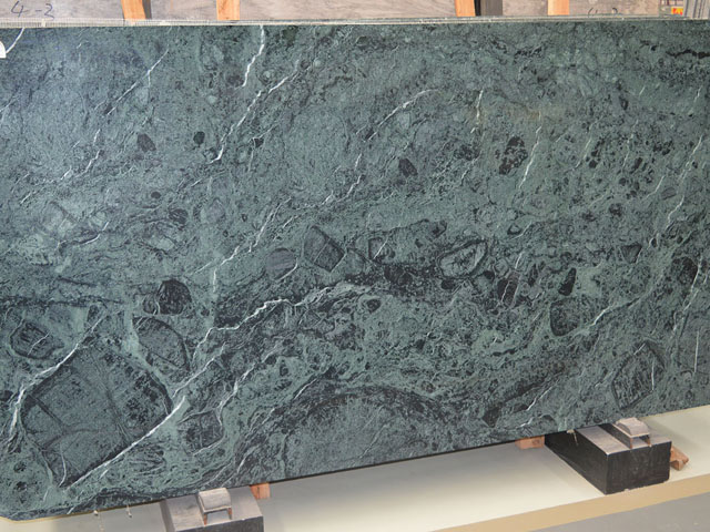 Imported Italian Verde Alpi green marble