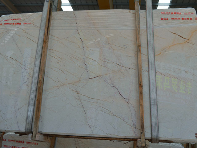 Imported turkish disorderly lines beige marble