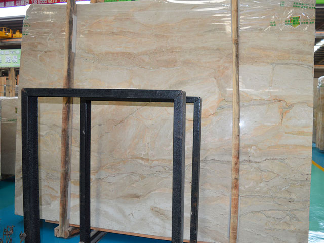 Imported Italian unreal beige color marble