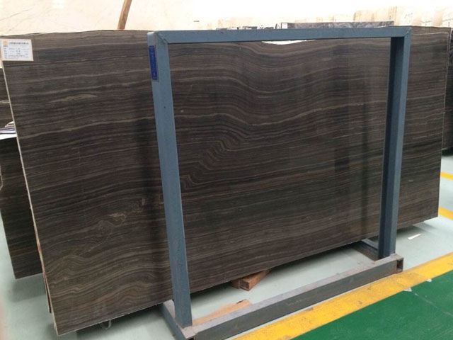 New Italian wood straight grain brown marble