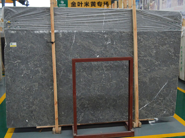 Imported Italian gless grey marble slab
