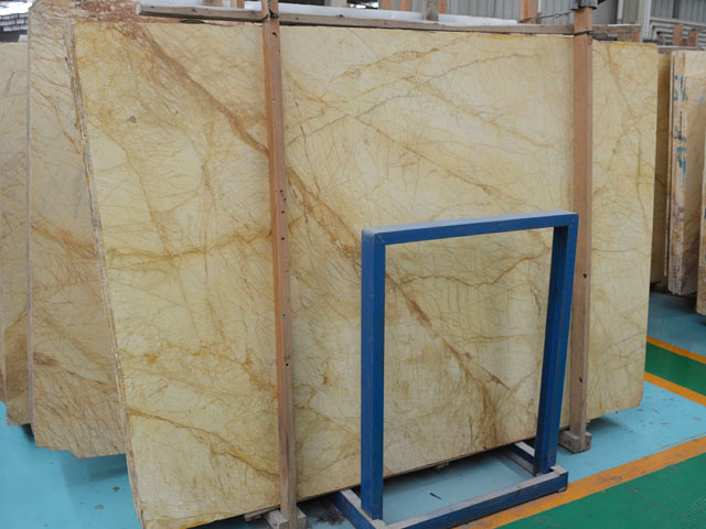 Imported Greek golden spider beige marble