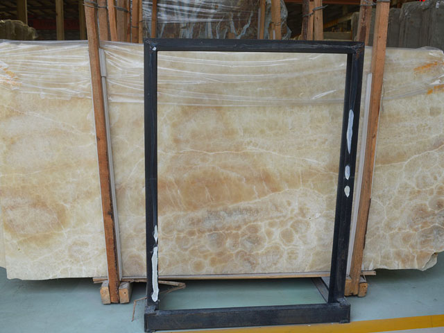 Imported Turkish tiger veins yellow onyx marble