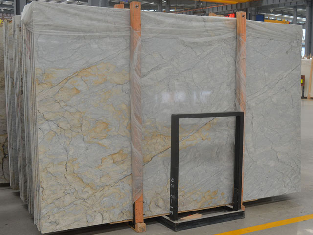 Imported Italian ascot gold grey marble