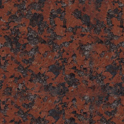 Black spot South African red granite tile