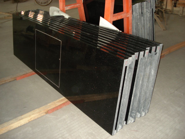 China black galaxy granite countertop supplier