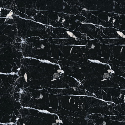 white stripe in black marquina marble tile