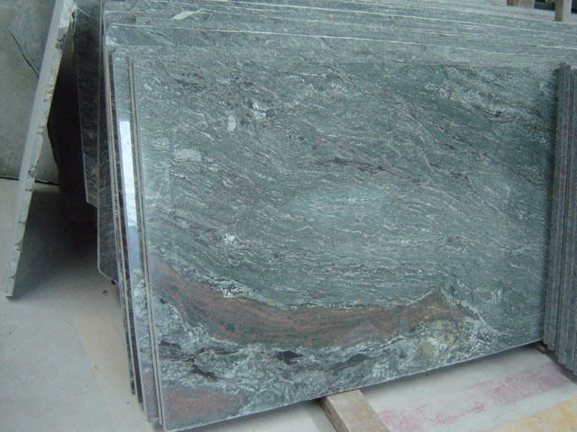 China polished green jade c3 marble slab