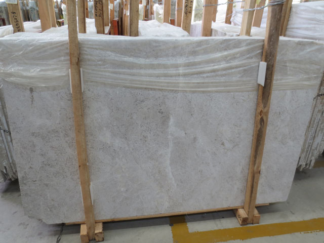 Italian perlato giorgio white marble slab