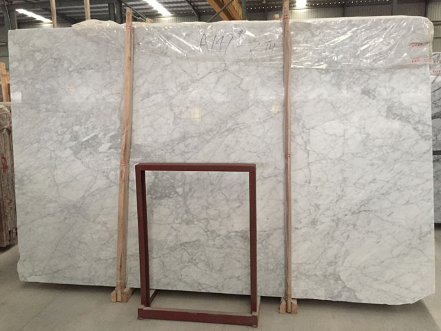 Italian new statuario white marble slab