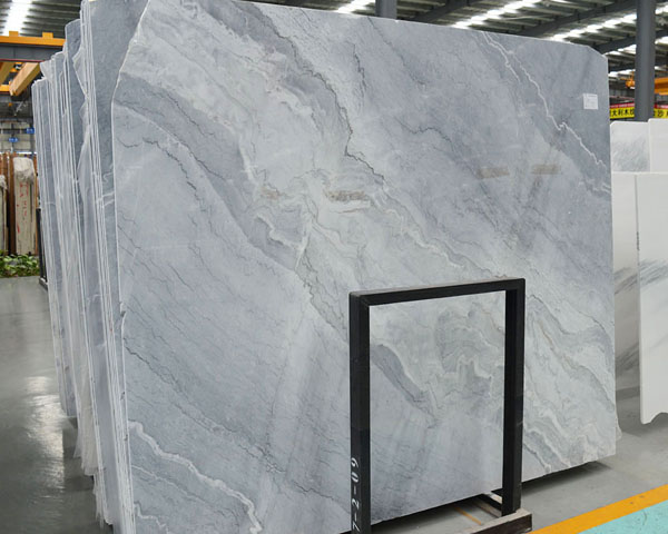China wavy grain bruce gray marble slab