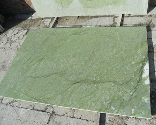 China honed ming green marble tile cut to size