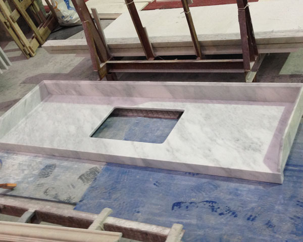 China oriental white marble countertop supplier