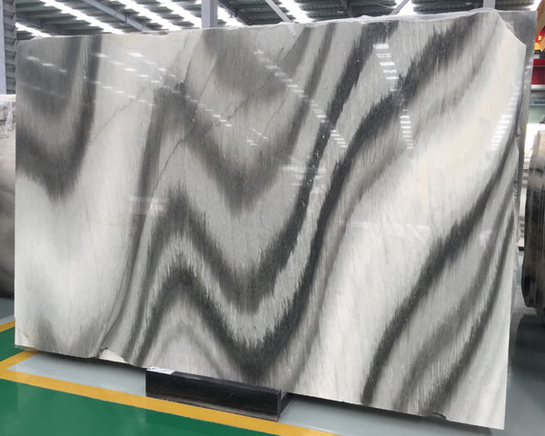 Luxury zebra gucci grey quartz marble slab