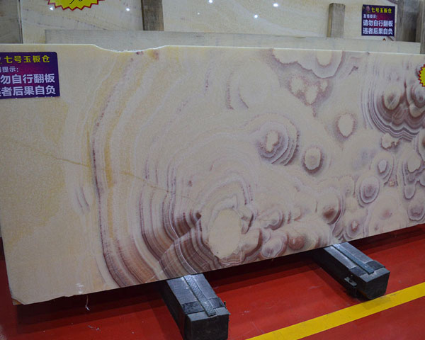 Chinese red dragon wood vein white onyx marble