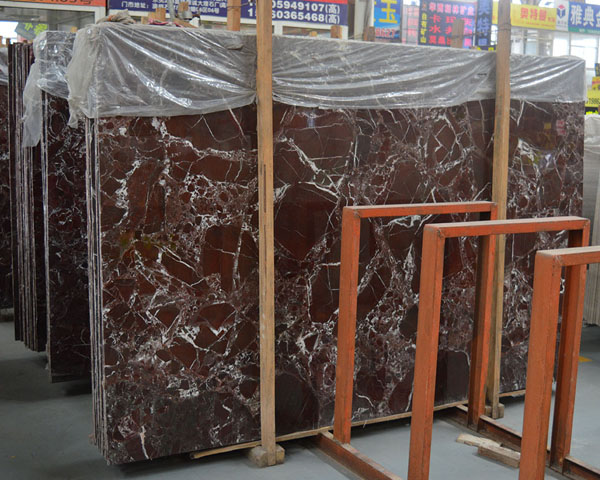 China emperador dark purple marble slab price