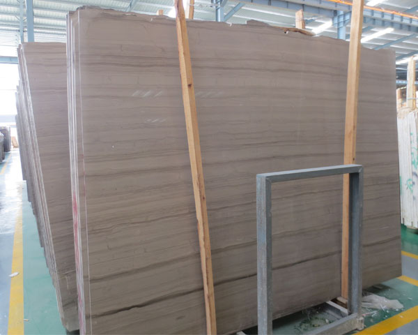 Athens grey wood grain marble slab for sale