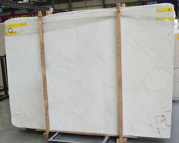 China rosa cream beige marble slab for sale