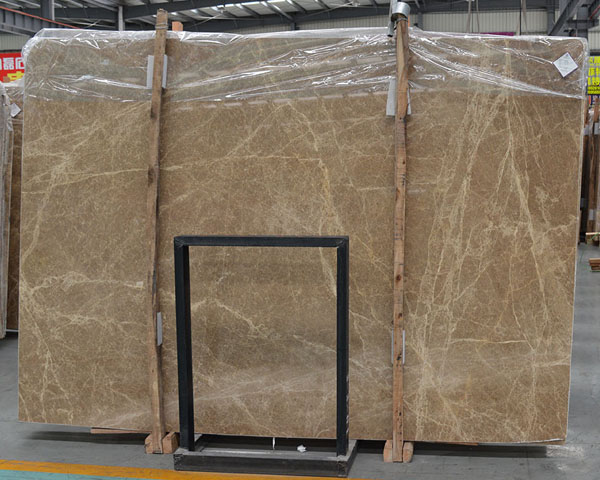 Emperador light color brown marble slab from China
