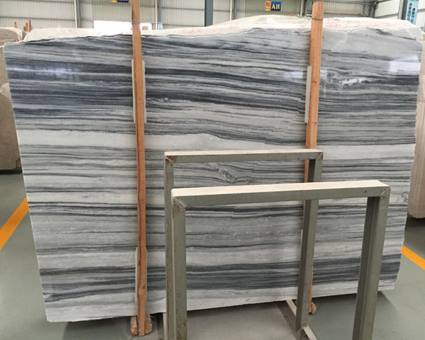 New bardiglio nuvolato white marble slab for sale