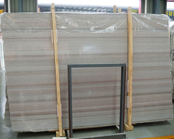 New palissandro crystal white wood marble slab China