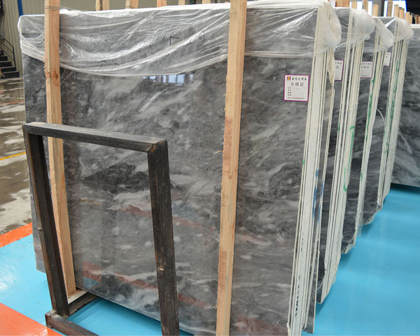 New product Italy cloudy grey marble slab price