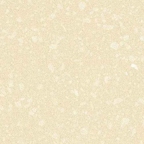 Hot sale thin white spots beige quartz tiles