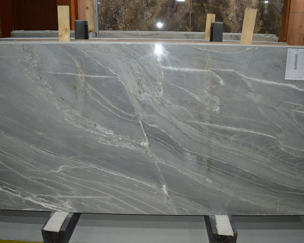 Greek grey wood grain marble slab for sale