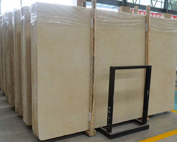 Imported Beja gold beige marble from Palestine