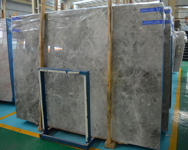 Imported Cyprus grey marble slab for flooring