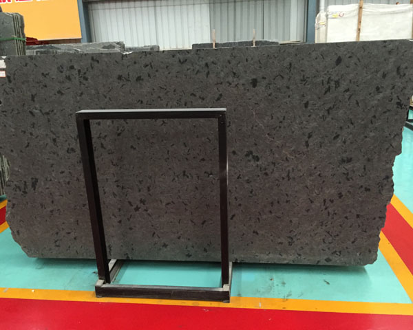 China black spots dark grey marble slab for sale