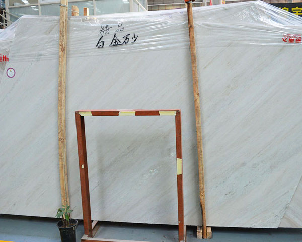 Natural bianco white palissandro marble slab from Italy