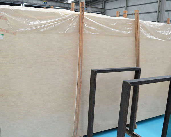 Natural golden lines beige marble stone for sale