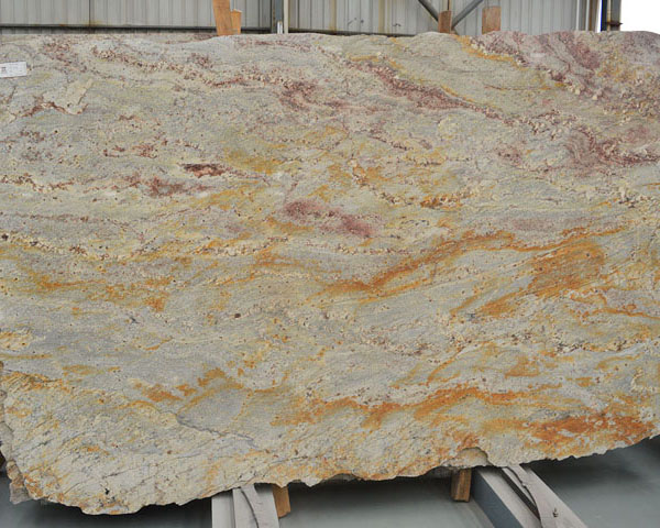 Fantastic color giallo veneiiano granite slab from China