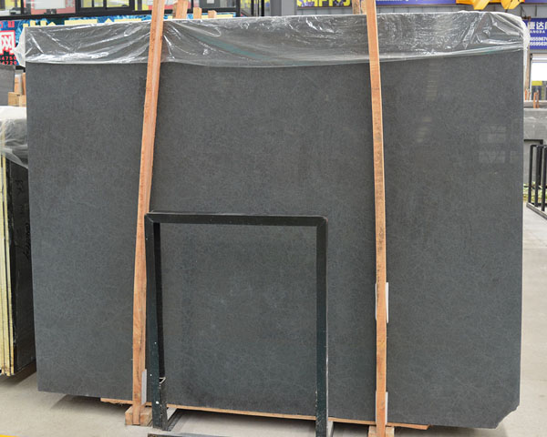 Hot sale dark grey ice marble slab from China