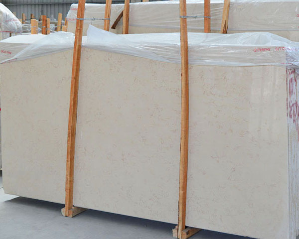 Polished sunny gold beige marble cut to size