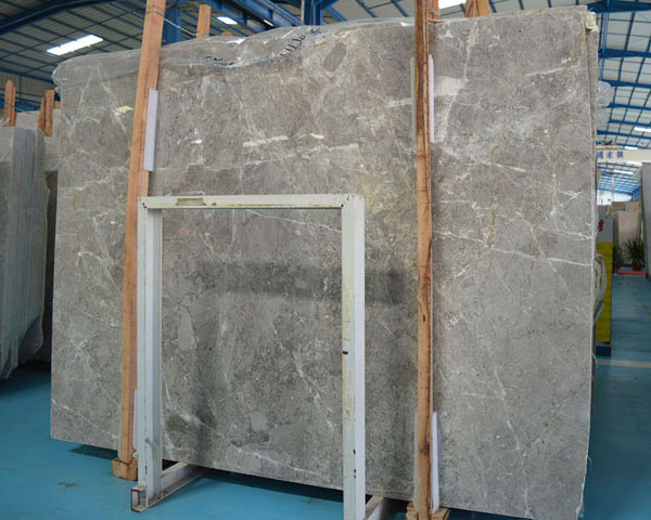 Natural dora cloud grey marble slab for sale