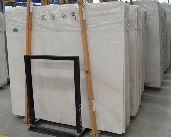 New crema century beige marble slab flooring tiles