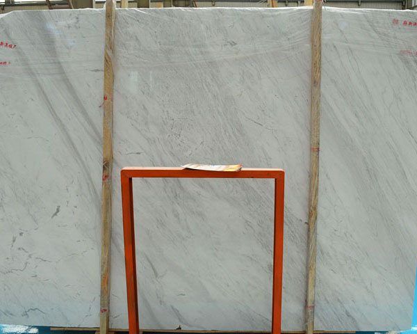 Natural jazz white marble slab tile from Greece