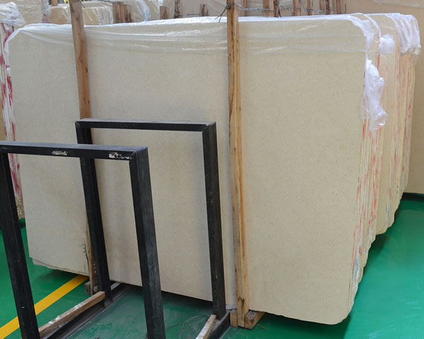 China cream beige marble slab cut to size supplier